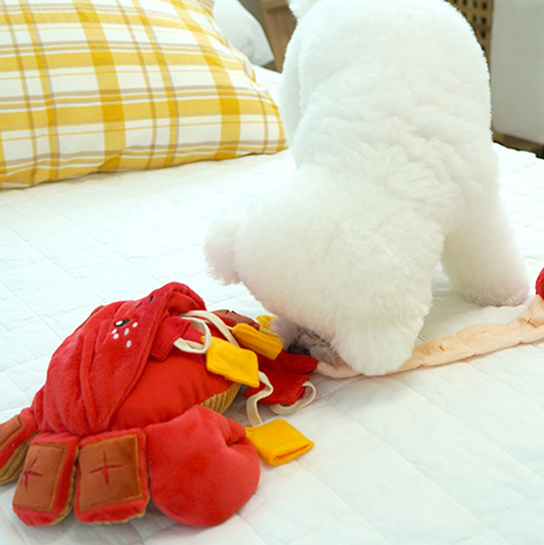 Petbeo Dog Nosework Toy Giant Crab