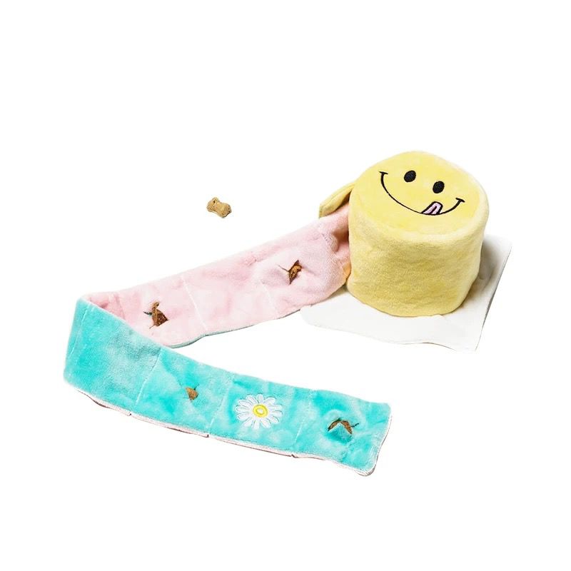 Smiley Cake Snuffle Roll Toy